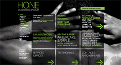 Desktop Screenshot of honemalegrooming.com